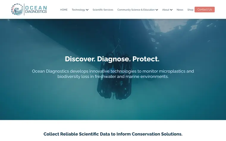 Ocean Diagnostics — oceandiagnostics.com